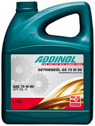 Купить трансмиссионное масло Addinol Трансмиссионное масло Getriebeol GS SAE 75W-90 (4л),  в интернет-магазине в Тольятти